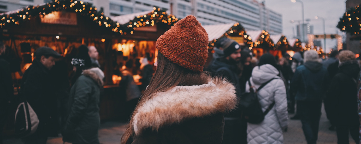 Girl at the Christmas market